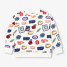 WOP - Sweatshirt printed "Tutti Frutti" for children in organic cotton