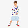 WOP - Sweatshirt printed "Tutti Frutti" for children in organic cotton