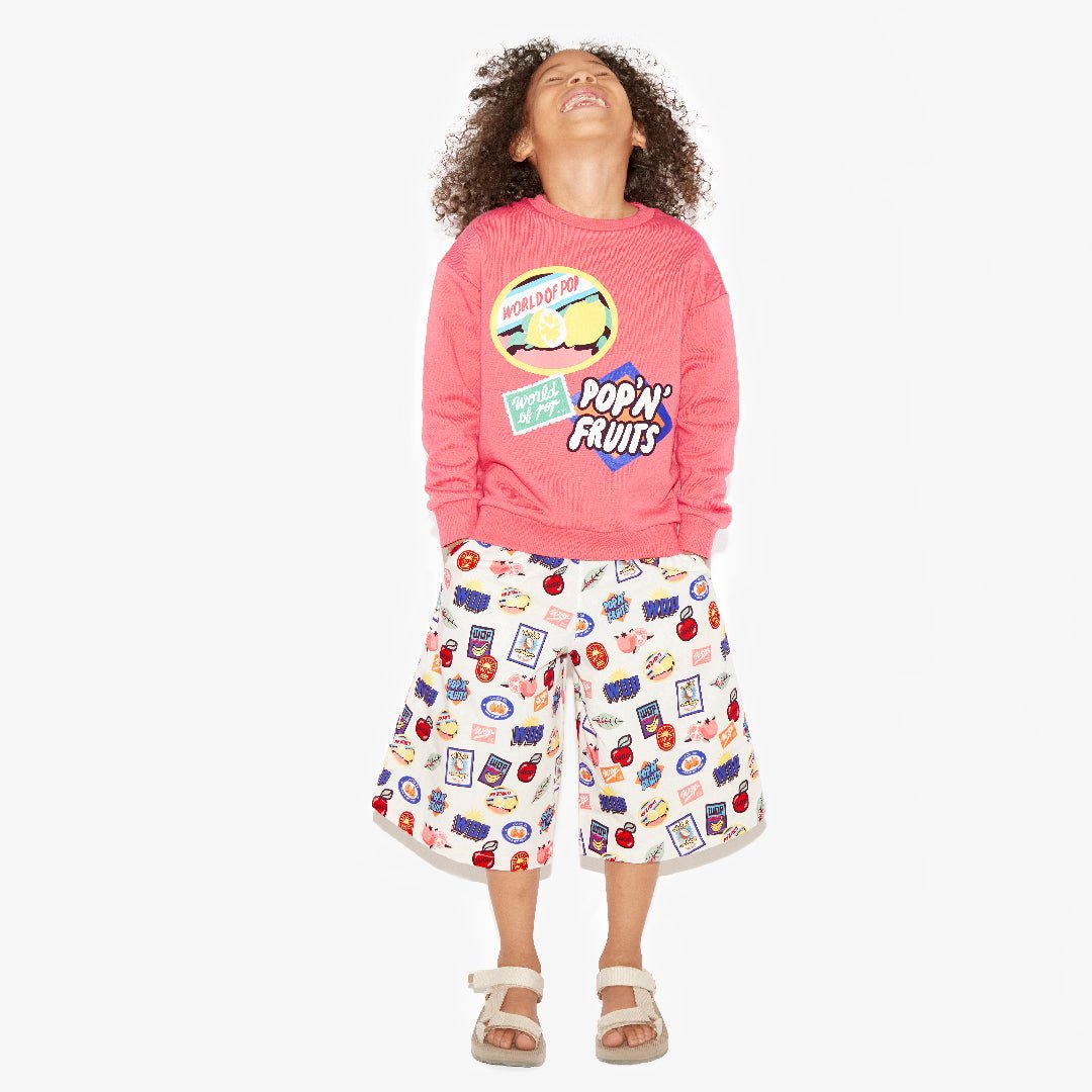 WOP - Sweatshirt "Tutti Frutti" for children in organic cotton