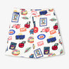 WOP - Tutti Frutti" printed shorts for children in organic cotton