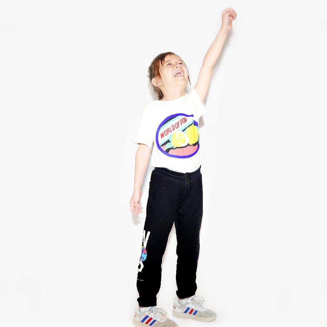 WOP - Tutti Frutti" printed T-shirt for children in organic cotton